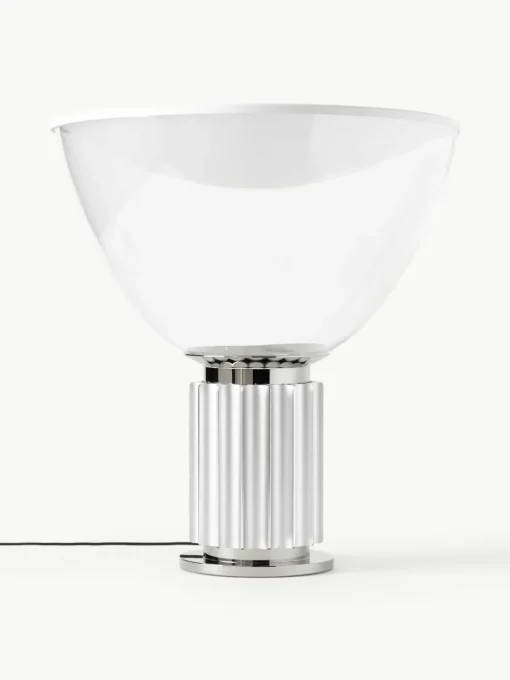 Dimbare LED tafellamp Taccia Small, mondgeblazen