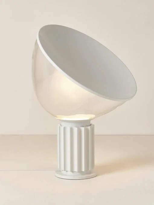 Dimbare LED tafellamp Taccia Small, mondgeblazen