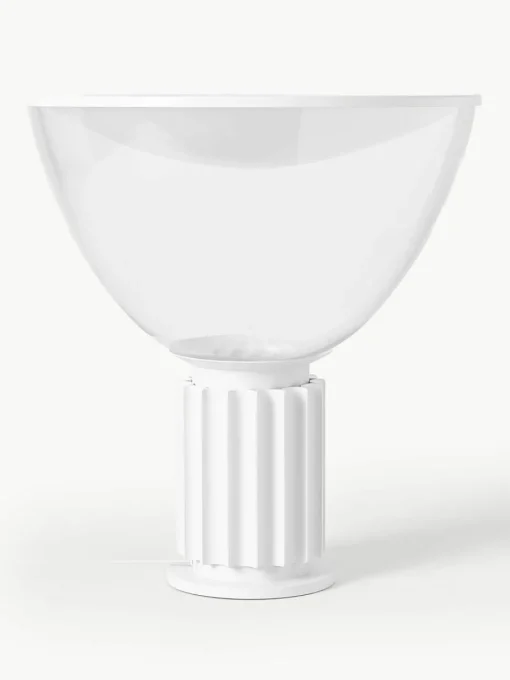 Dimbare LED tafellamp Taccia Small, mondgeblazen