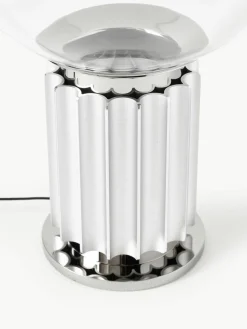 Dimbare LED tafellamp Taccia Small, mondgeblazen