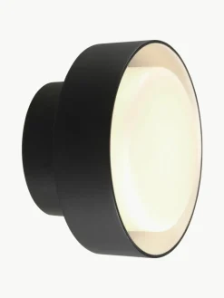 Dimbare outdoor LED wandlamp Plaff-On!, mondgeblazen
