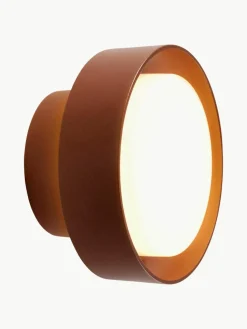 Dimbare outdoor LED wandlamp Plaff-On!, mondgeblazen