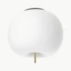Dimbare plafondlamp Kushi, mondgeblazen