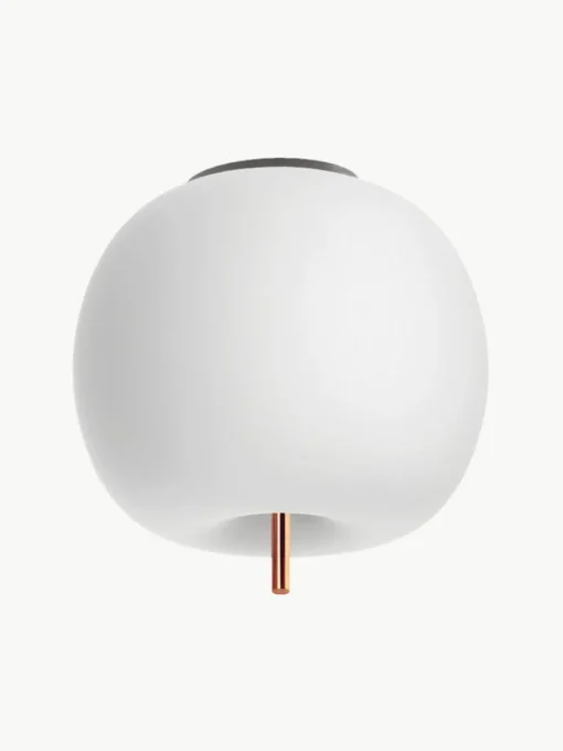 Dimbare plafondlamp Kushi, mondgeblazen
