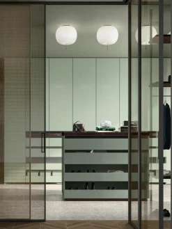 Dimbare plafondlamp Kushi, mondgeblazen