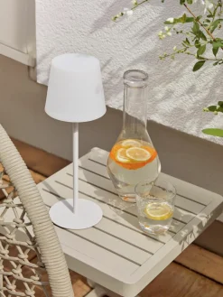Dimbare tafellamp Fausta met USB-aansluiting