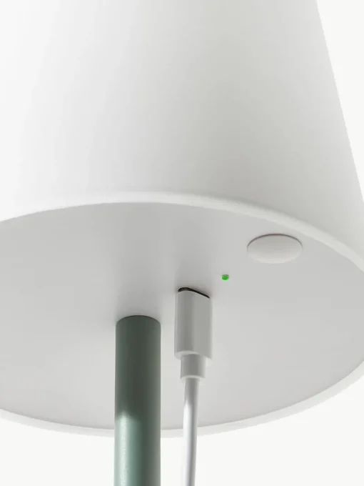 Dimbare tafellamp Fausta met USB-aansluiting