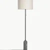 Dimbare vloerlamp Gravity met marmeren voet