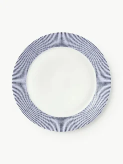 Dinerbord Pacific blauw van porselein