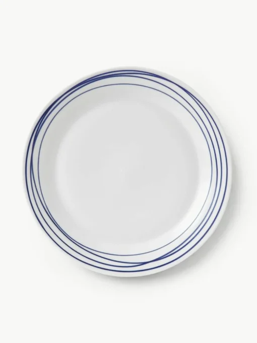 Dinerbord Pacific blauw van porselein