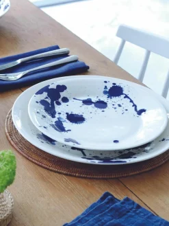 Dinerbord Pacific blauw van porselein