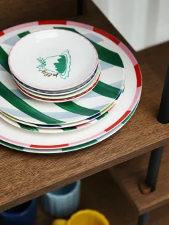 Dinerborden Bliss met kerstmotief, 2 stuks