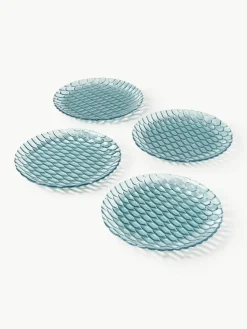 Dinerborden Jellies met structuurpatroon, 4 stuks