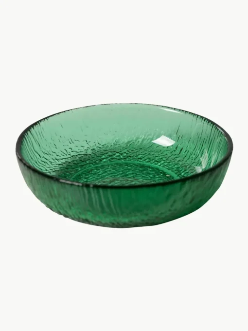 Dipschalen The Emeralds van glas, 2 stuks