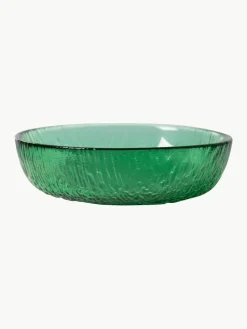 Dipschalen The Emeralds van glas, 2 stuks