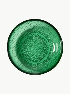 Dipschalen The Emeralds van glas, 2 stuks