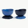 Dolomieten schaaltjes met schelpdieren, set van 2