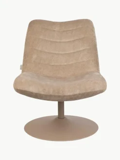 Draaibar corduroy loungefauteuil Bubba