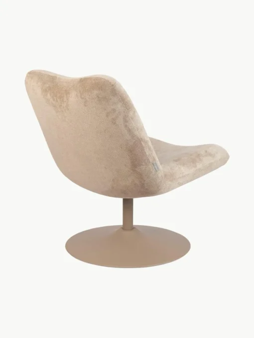 Draaibar corduroy loungefauteuil Bubba