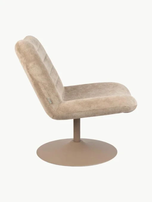 Draaibar corduroy loungefauteuil Bubba
