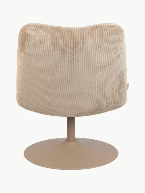 Draaibar corduroy loungefauteuil Bubba