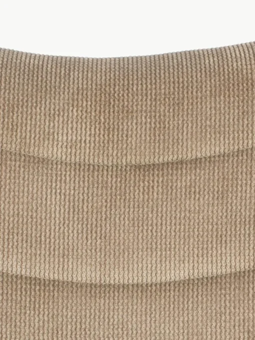 Draaibar corduroy loungefauteuil Bubba