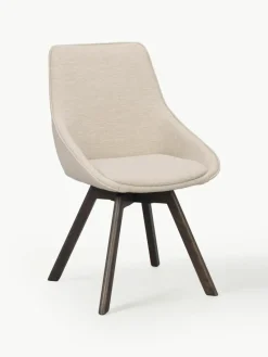 Draaibare gestoffeerde stoelen Alison, 2 stuks