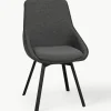 Draaibare gestoffeerde stoelen Alison, 2 stuks