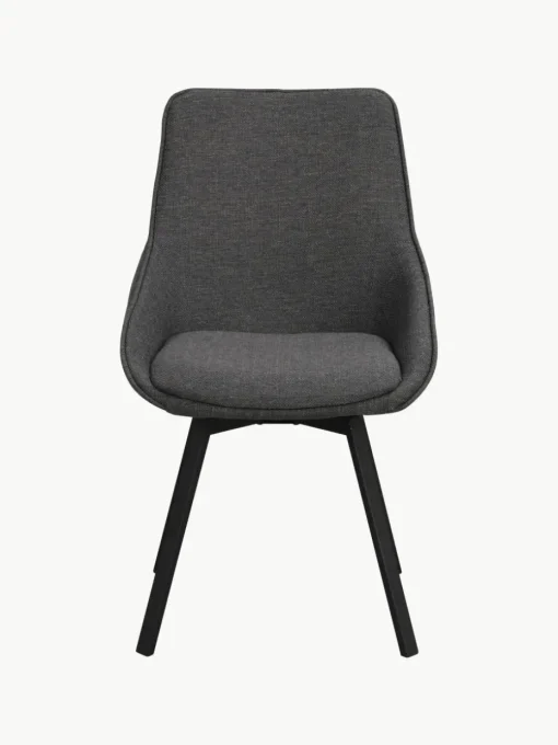 Draaibare gestoffeerde stoelen Alison, 2 stuks