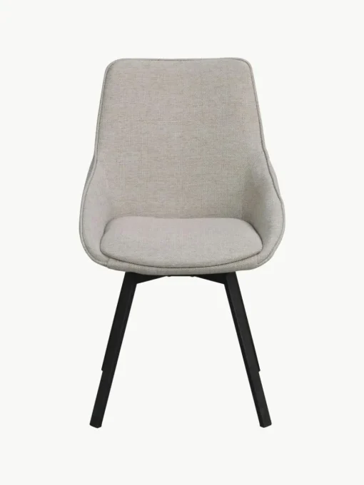 Draaibare gestoffeerde stoelen Alison, 2 stuks