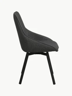 Draaibare gestoffeerde stoelen Alison, 2 stuks