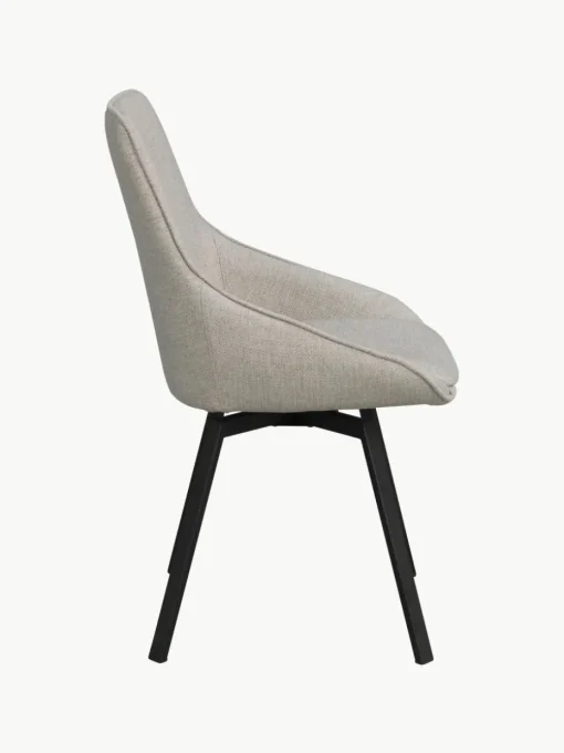 Draaibare gestoffeerde stoelen Alison, 2 stuks