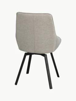 Draaibare gestoffeerde stoelen Alison, 2 stuks