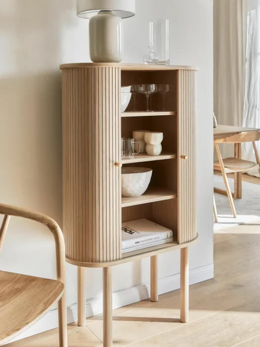 Dressoir Calary met geribde voorzijde