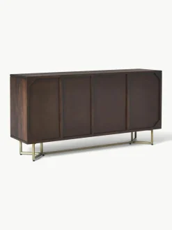 Dressoir Luca van mangohout met visgraat-patroon