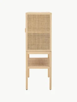 Dressoir Sanna van grenenhout en rotan