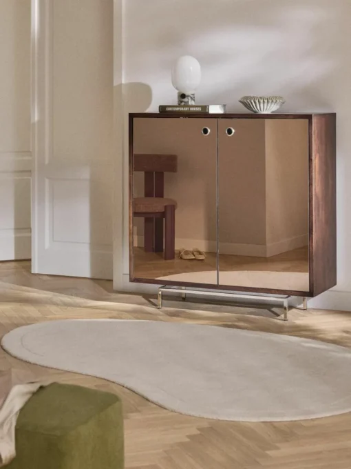 Dressoir Scarlett met spiegelglazen deuren