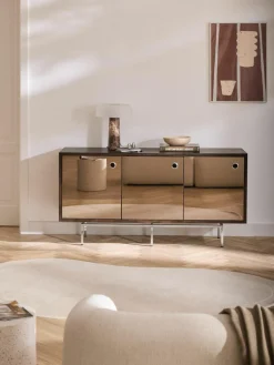 Dressoir Scarlett met spiegelglazen deuren