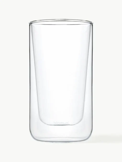 Dubbelwandige koffieglazen Nero, 2 stuks