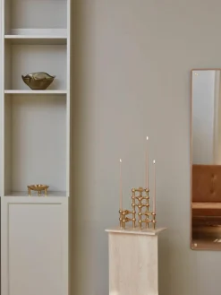 Dunne dinerkaarsen Stoff Nagel, 6 stuks