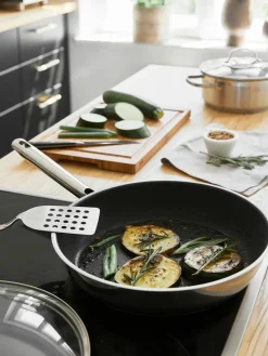 Edelstalen braadpan Elegance met antiaanbaklaag