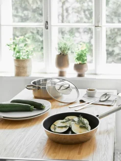 Edelstalen braadpan Elegance met antiaanbaklaag