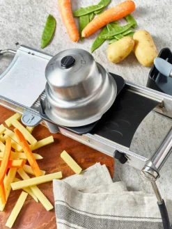 Edelstalen juliennesnijder Mandoline met rotatiecontrole systeem