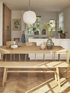 Eettafel Acorn van eikenhout, 140 x 80 cm