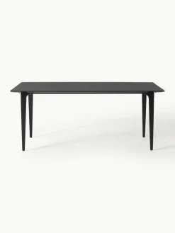 Eettafel Archie van mangohout in zwart, in verschillende formaten