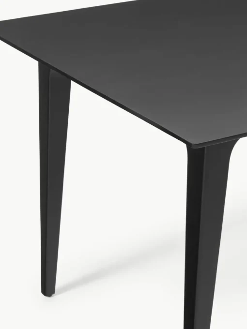 Eettafel Archie van mangohout in zwart, in verschillende formaten