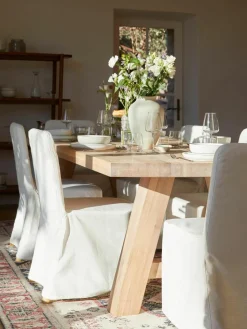 Eettafel Ashton van eikenhout, in verschillende formaten