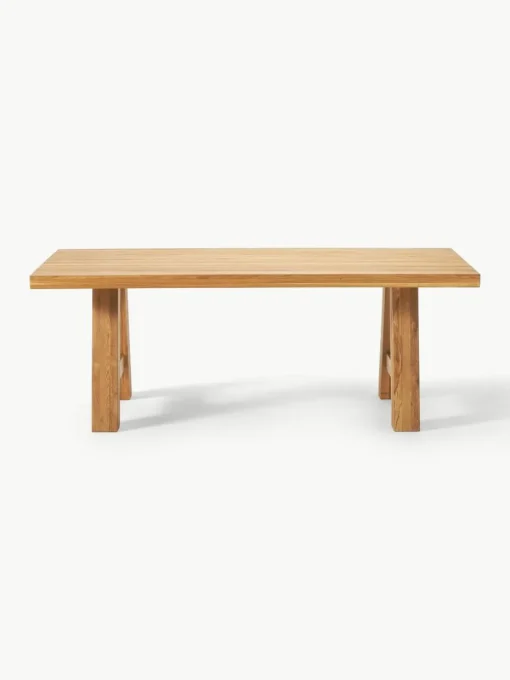 Eettafel Ashton van eikenhout, in verschillende formaten