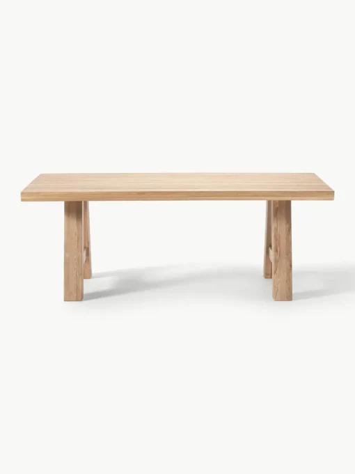 Eettafel Ashton van eikenhout, in verschillende formaten