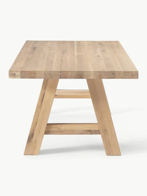 Eettafel Ashton van eikenhout, in verschillende formaten